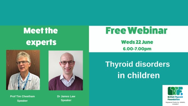 Meet the experts - thyroid disease in children webinar